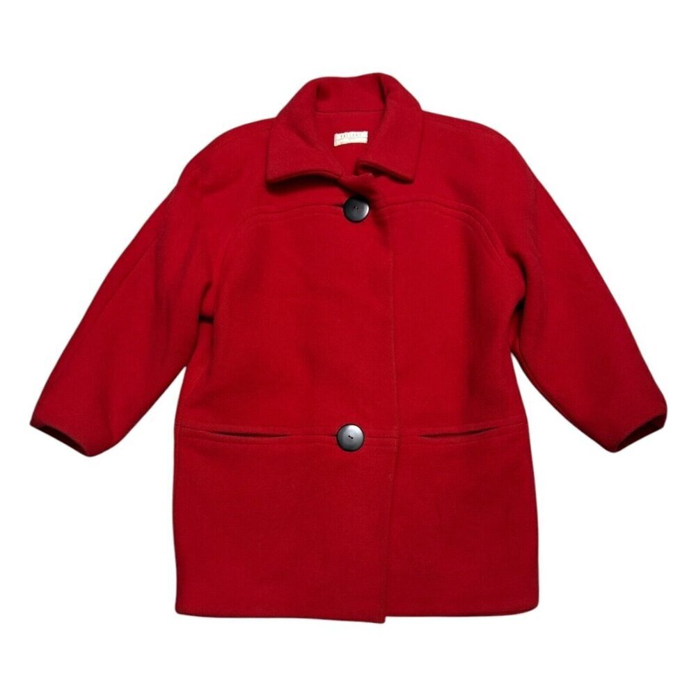 PALLANT LONDON Pea Coat Stunning PURE WOOL Vintage Luxury Designer Winter 10